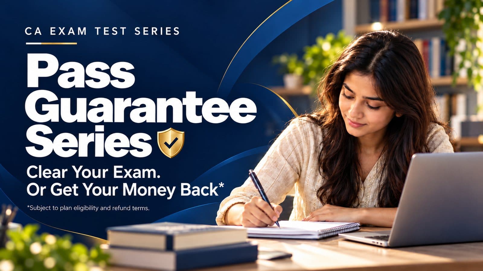 Pass Guarantee Series: clear your exam or get your money back, subject to plan eligibility and refund terms