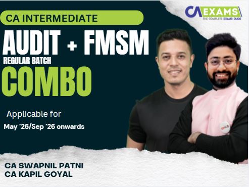CA Inter FM SM and Audit Combo Regular Batch By CA Swapnil Patni, CA Kapil Goyal