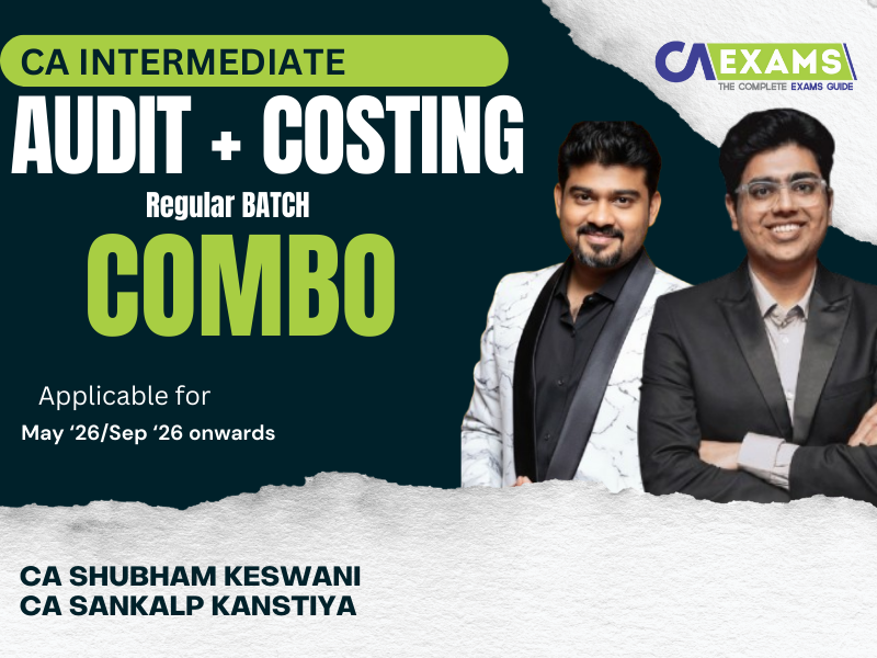 CA Inter Costing & Auditing And Ethics By CA Sankalp Kanstiya & CA Shubham Keswani