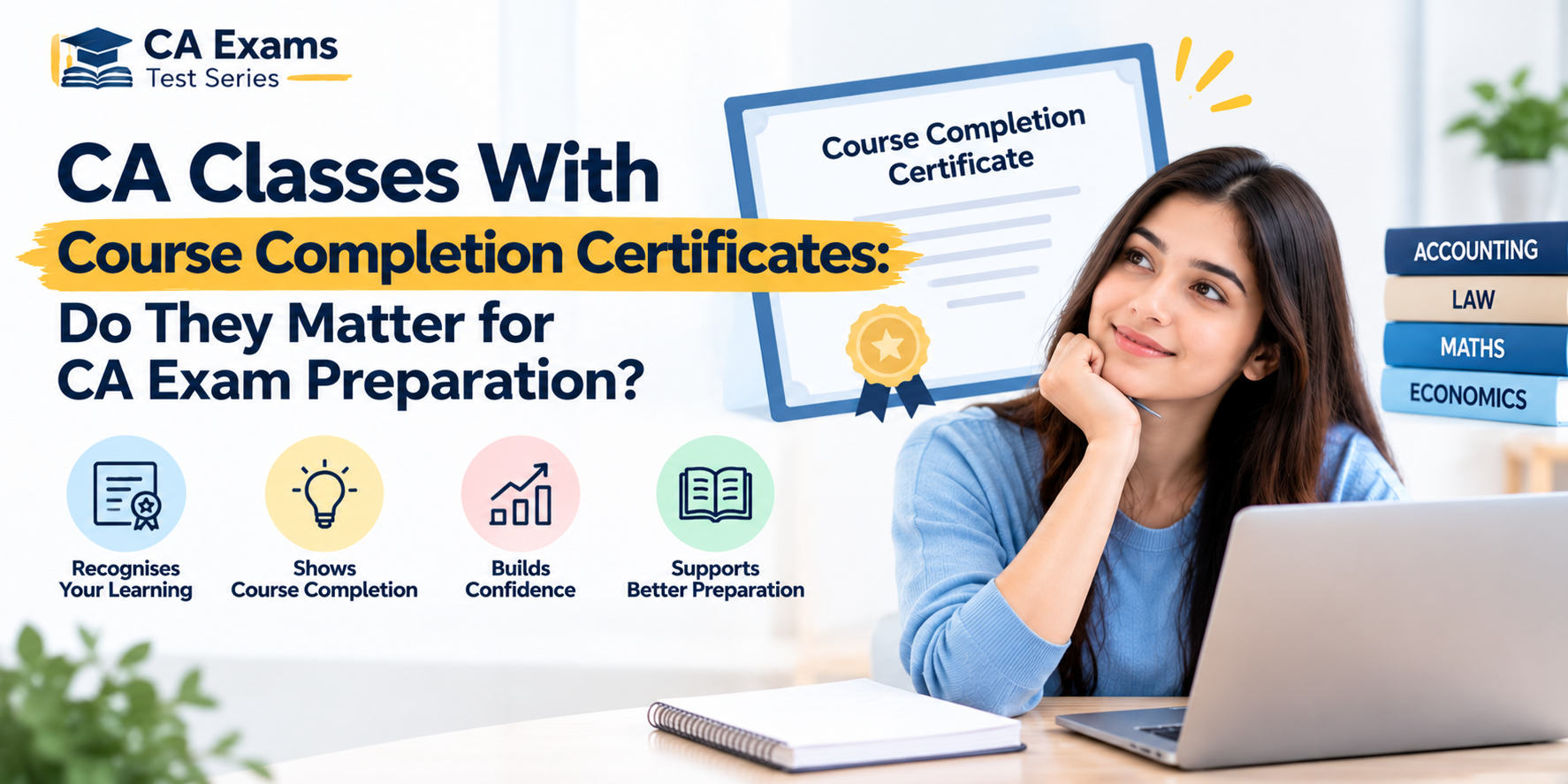 CA Classes With Course Completion Certificates: Do They Matter for CA Exam Preparation?