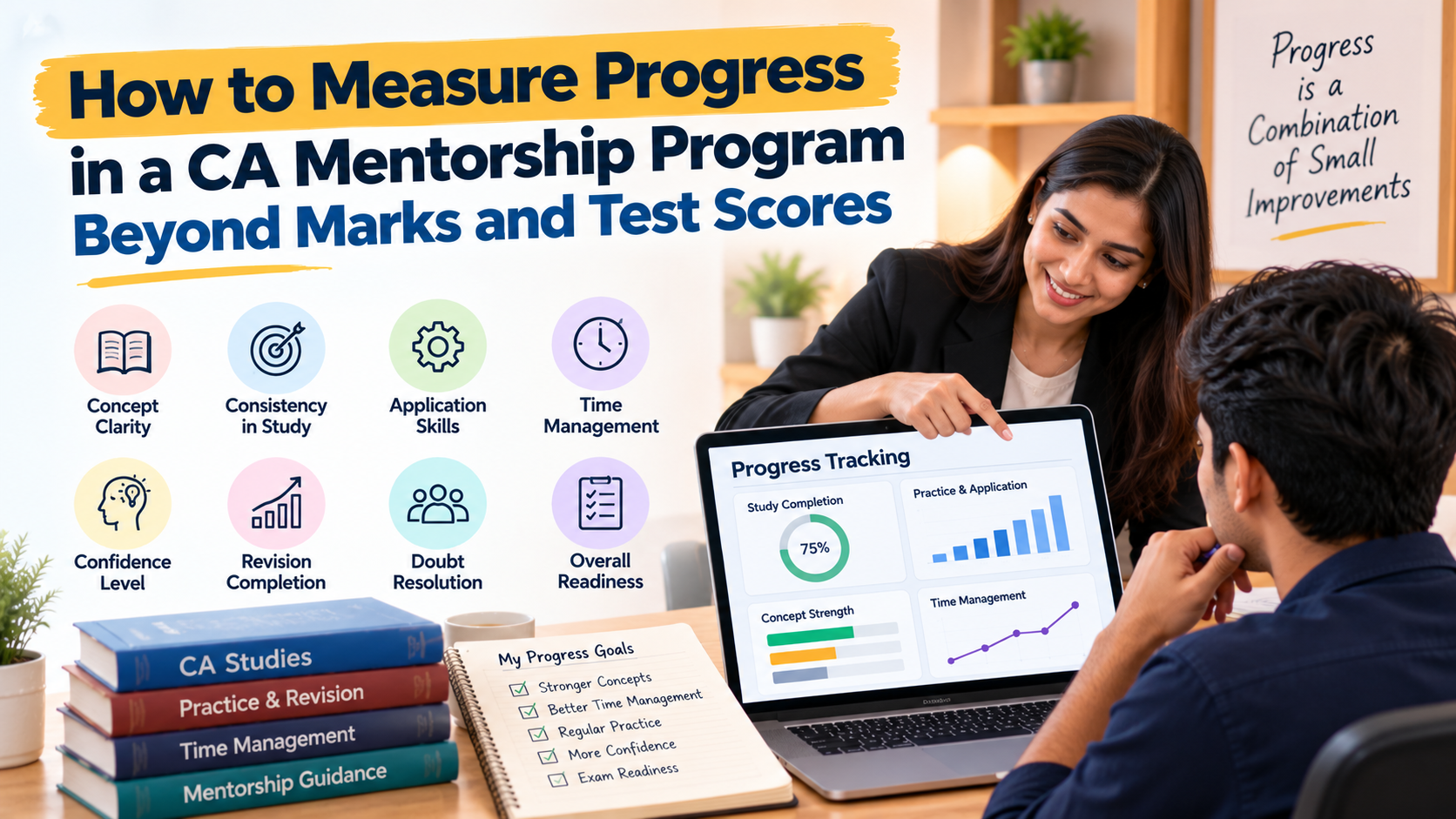 How to Measure Progress in a CA Mentorship Program Beyond Marks and Test Scores