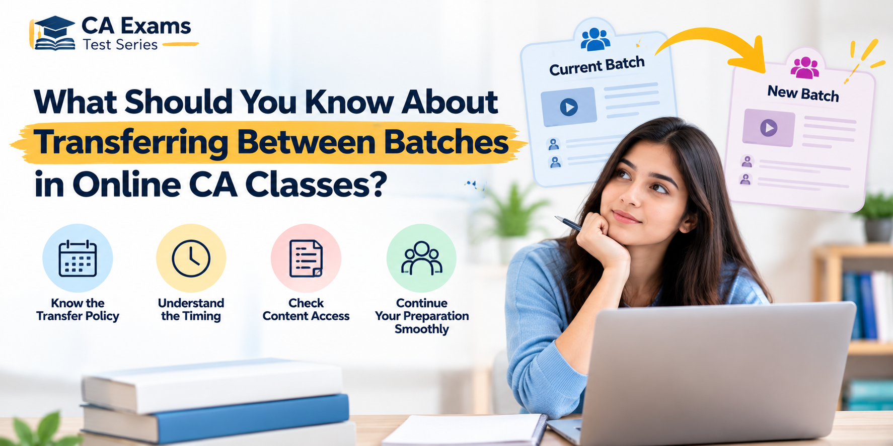 What Should You Know About Transferring Between Batches in Online CA Classes?